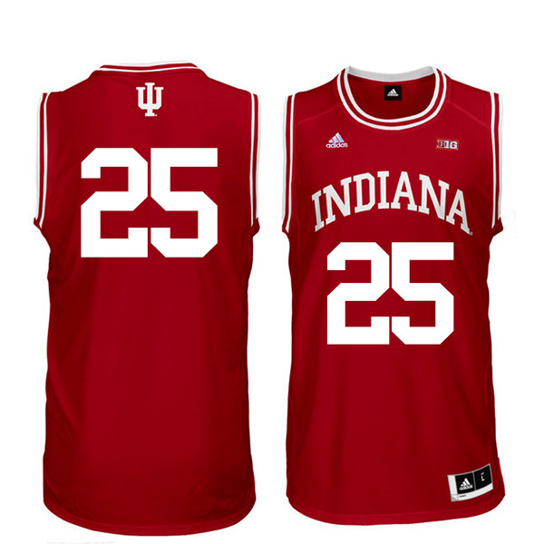 Men Indiana Hoosiers #25 Race Thompson College Basketball Jerseys Sale-Red